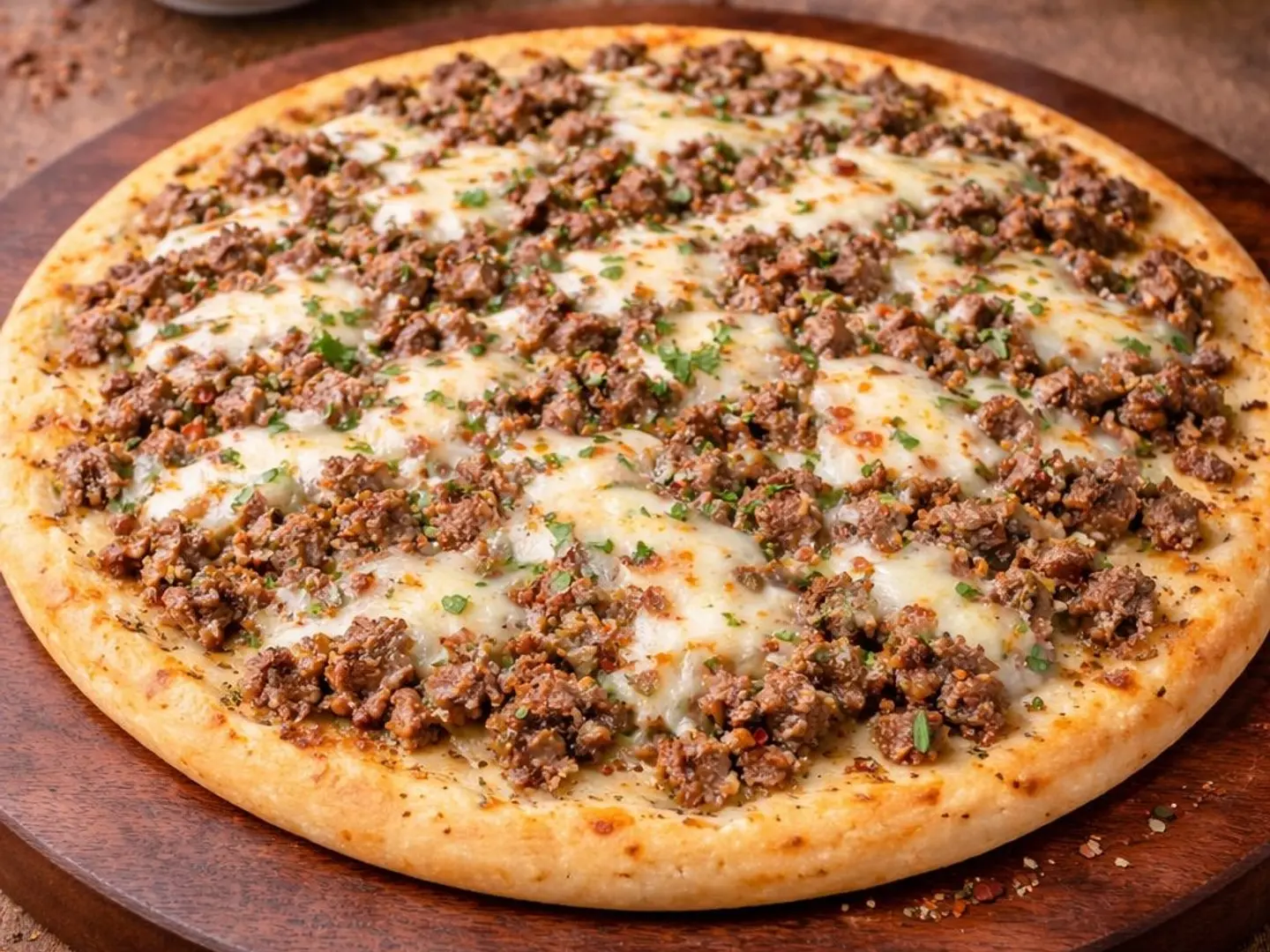 فطيرة لحم جبن