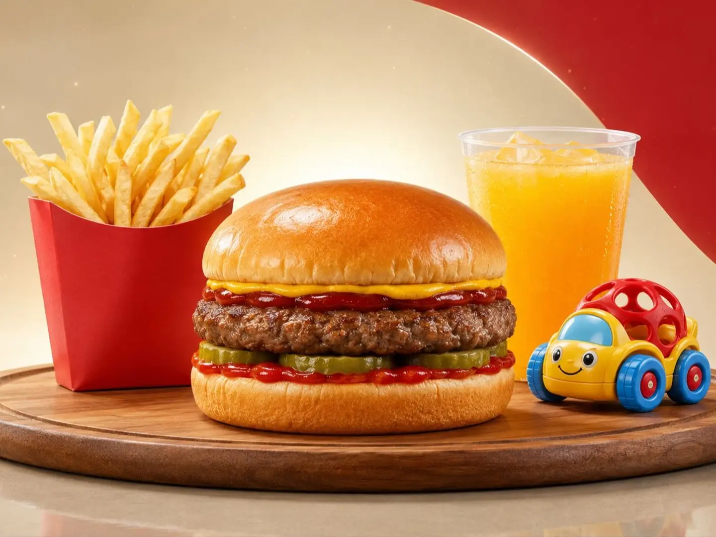 Kids Beef Burger Meal
