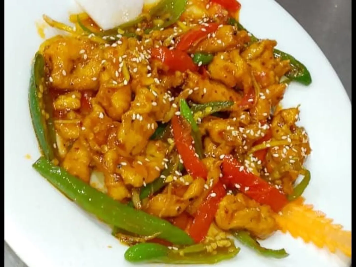 دجاج تشيلي ناشف