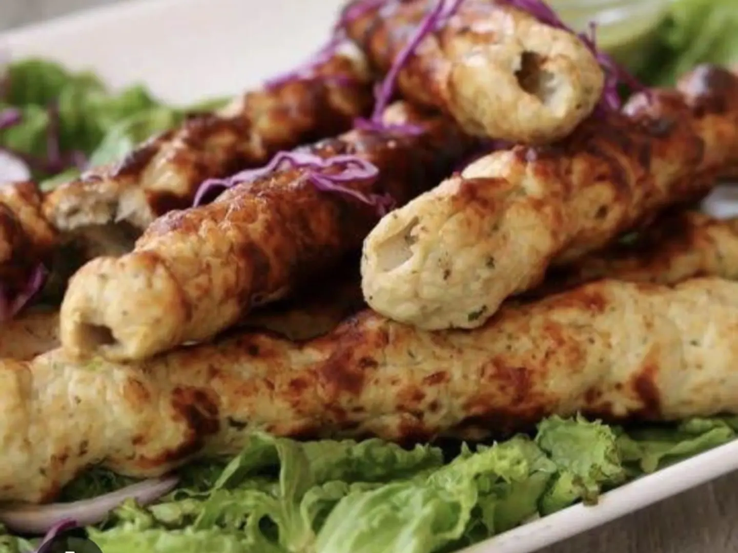 كباب ريشمي دجاج