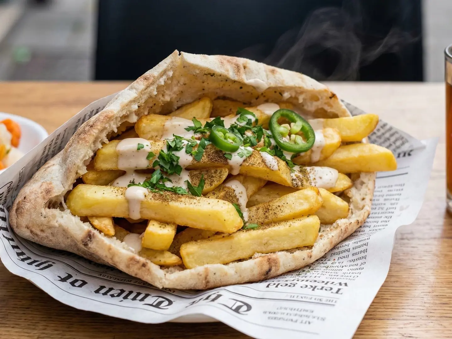 Potato Wedge Sandwich