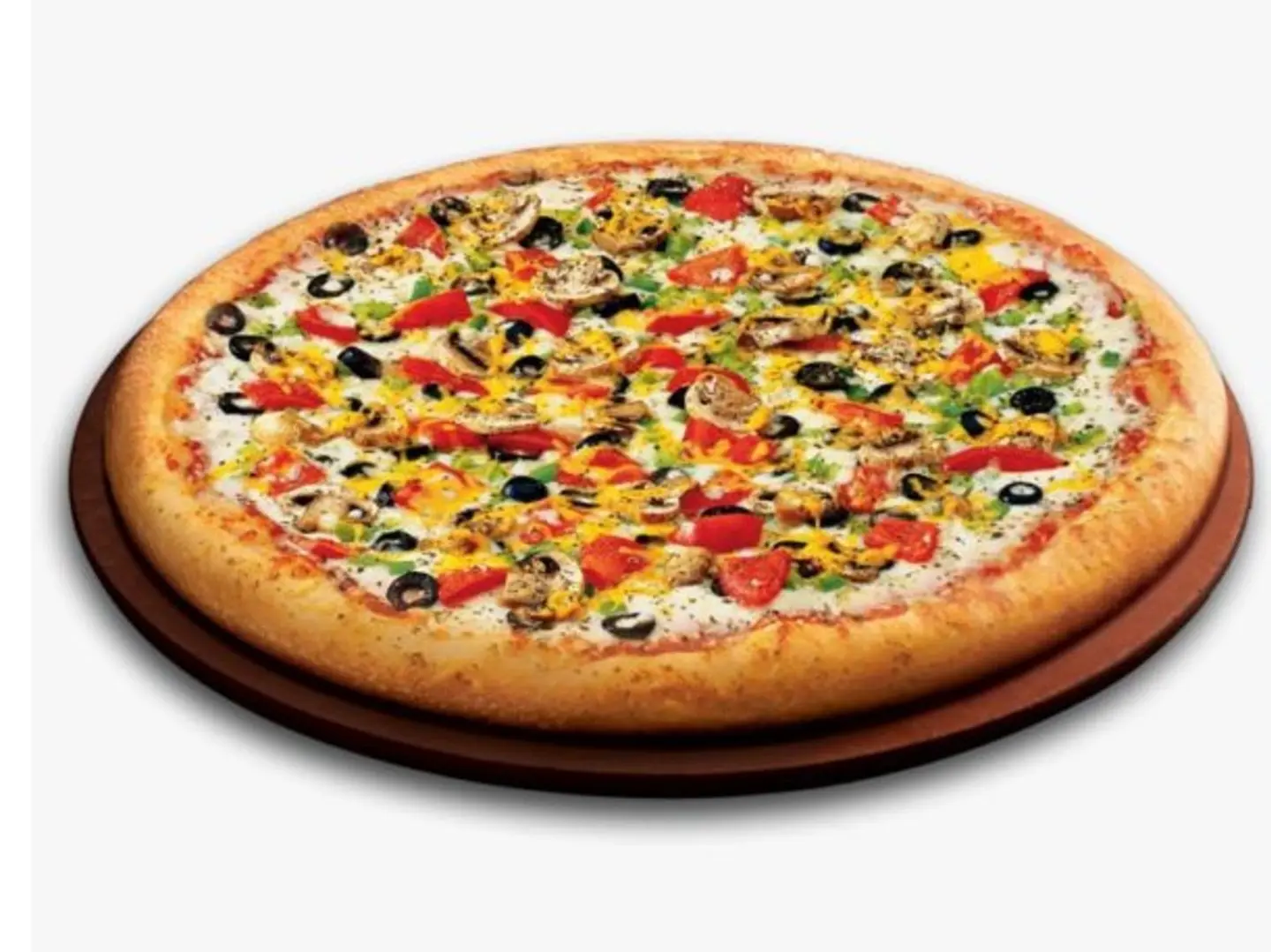 بيتزا خضار كبير