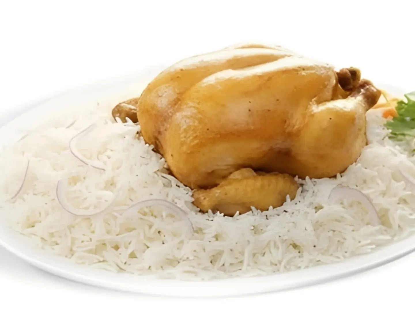 حبة دجاج مندي مع الأرز