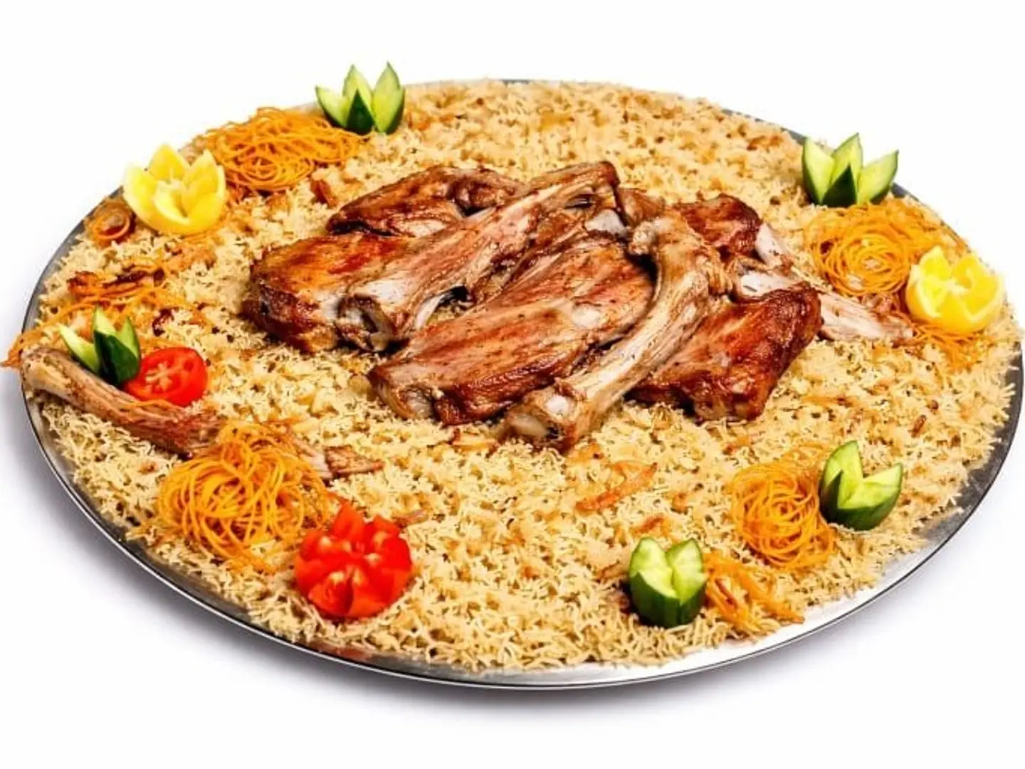 ثلاثة نفر لحم حنيذ