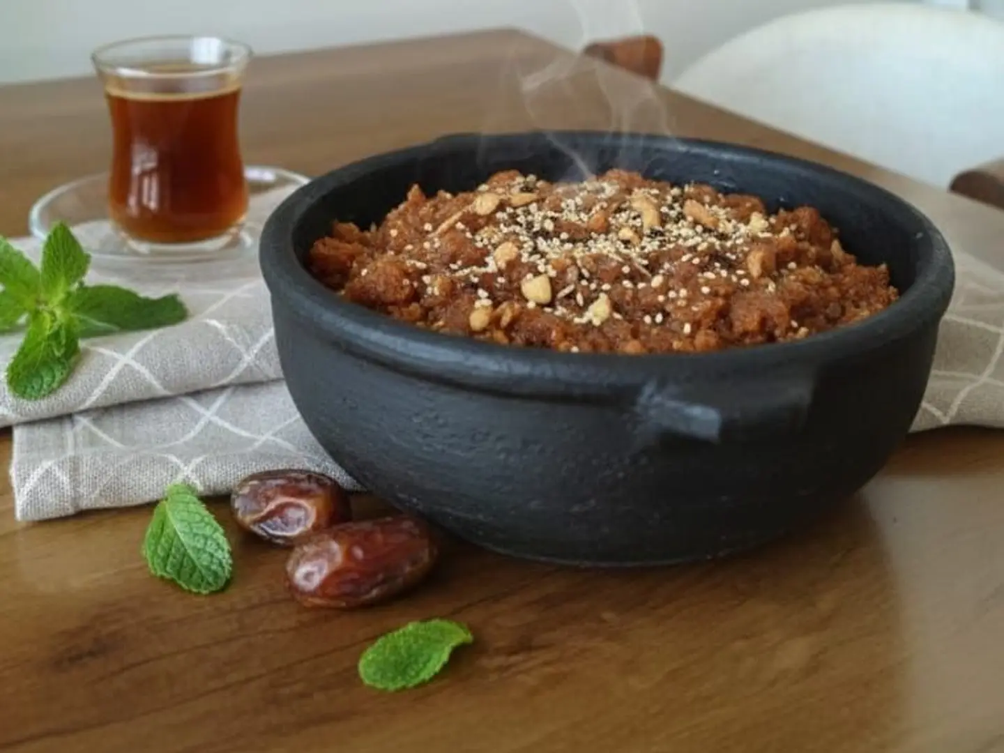 فتة تمر كبس