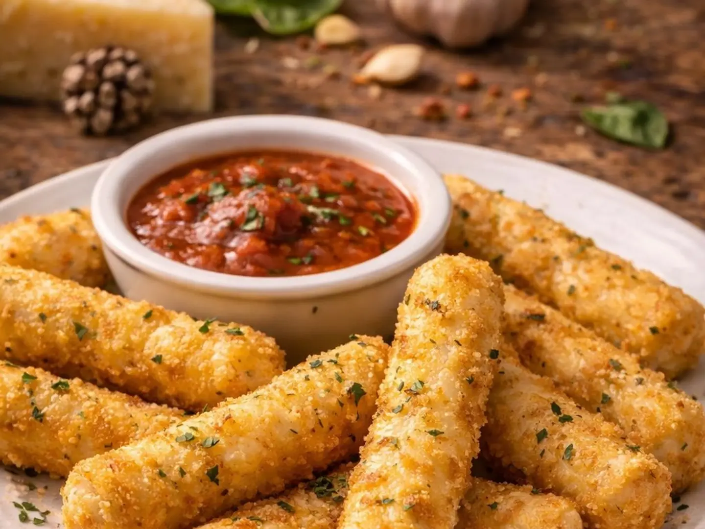 أصابع الموزاريلا