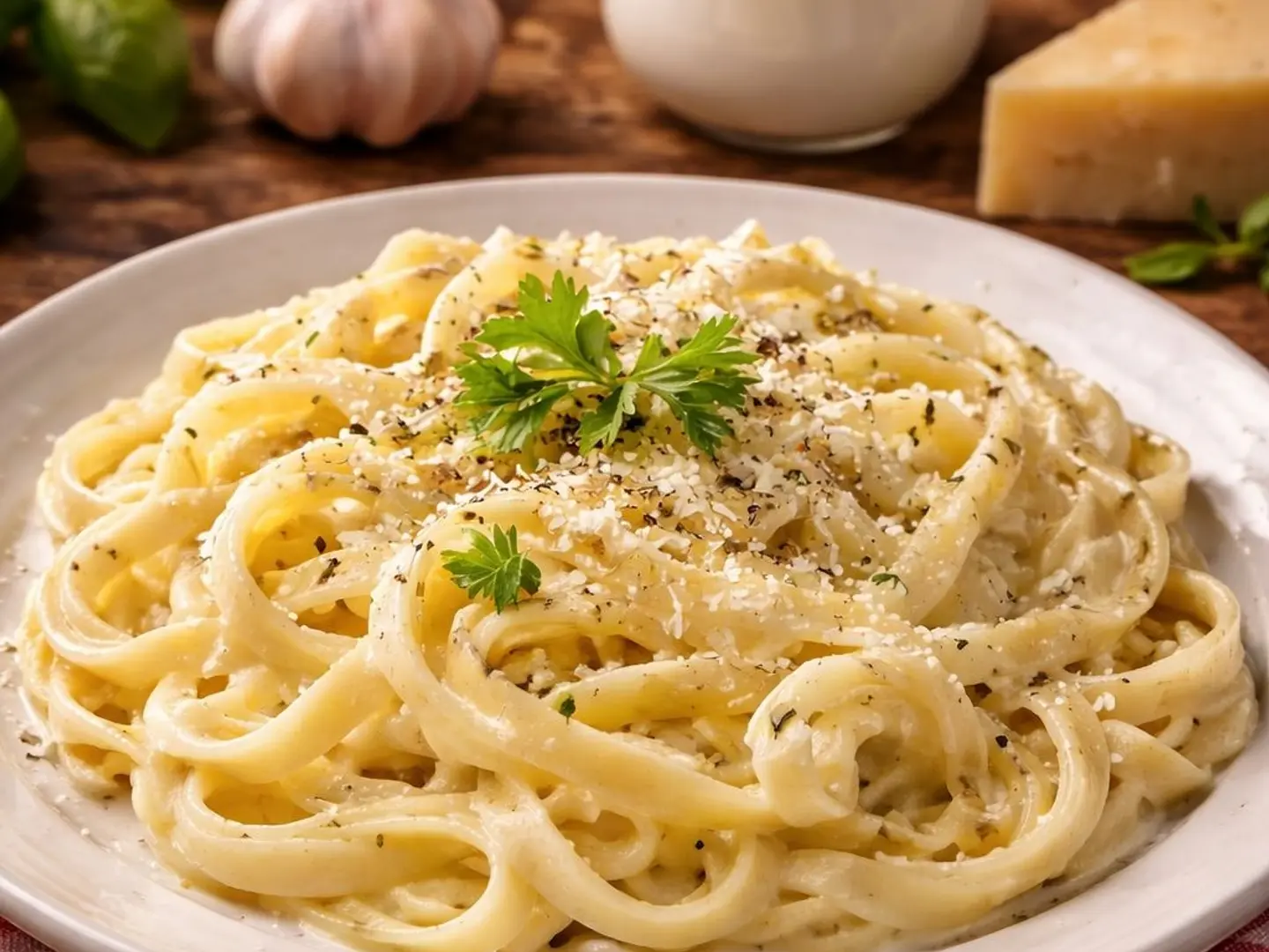 باستا ألفريدو بالدجاج