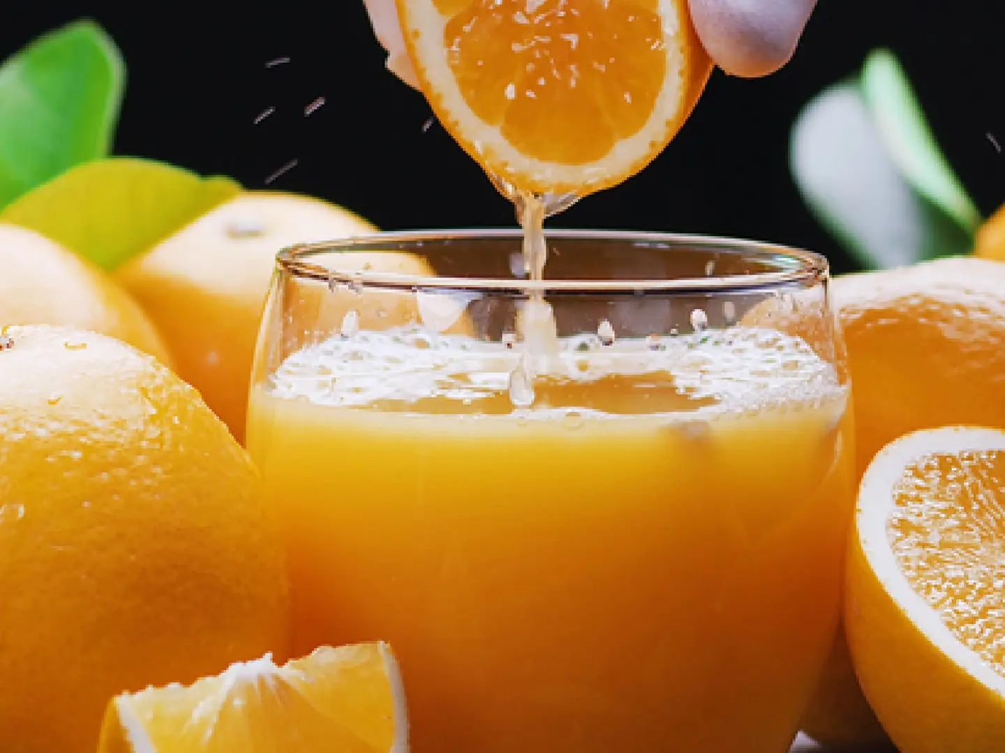 عصير برتقال طازج