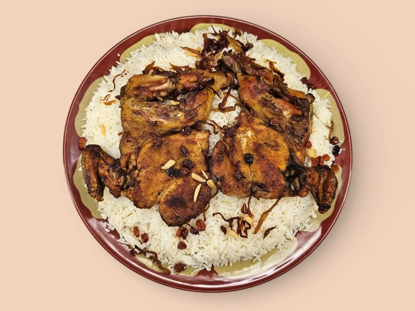 نصف دجاج مظبي