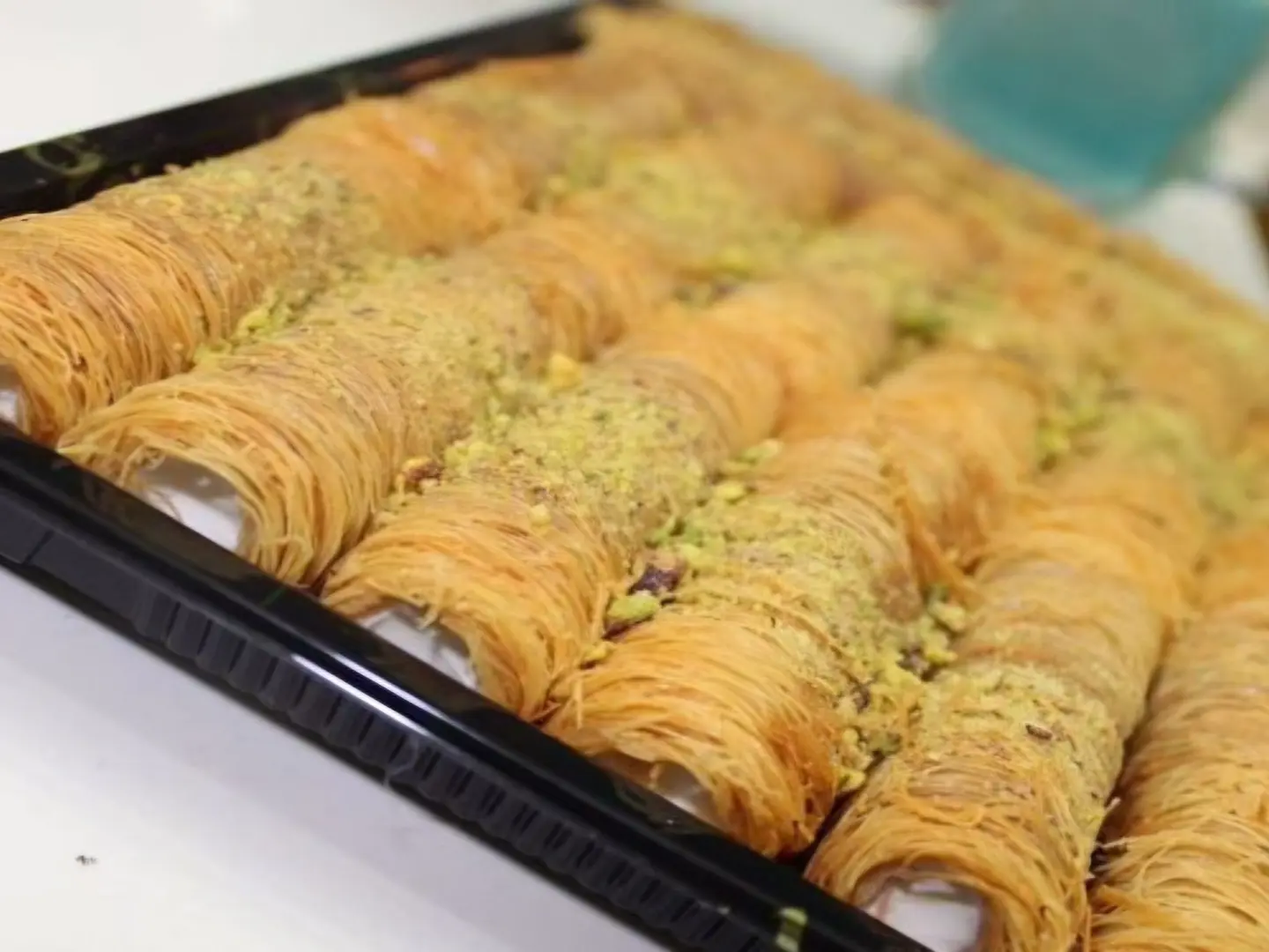 Mini Nutella Kunafa Fingers