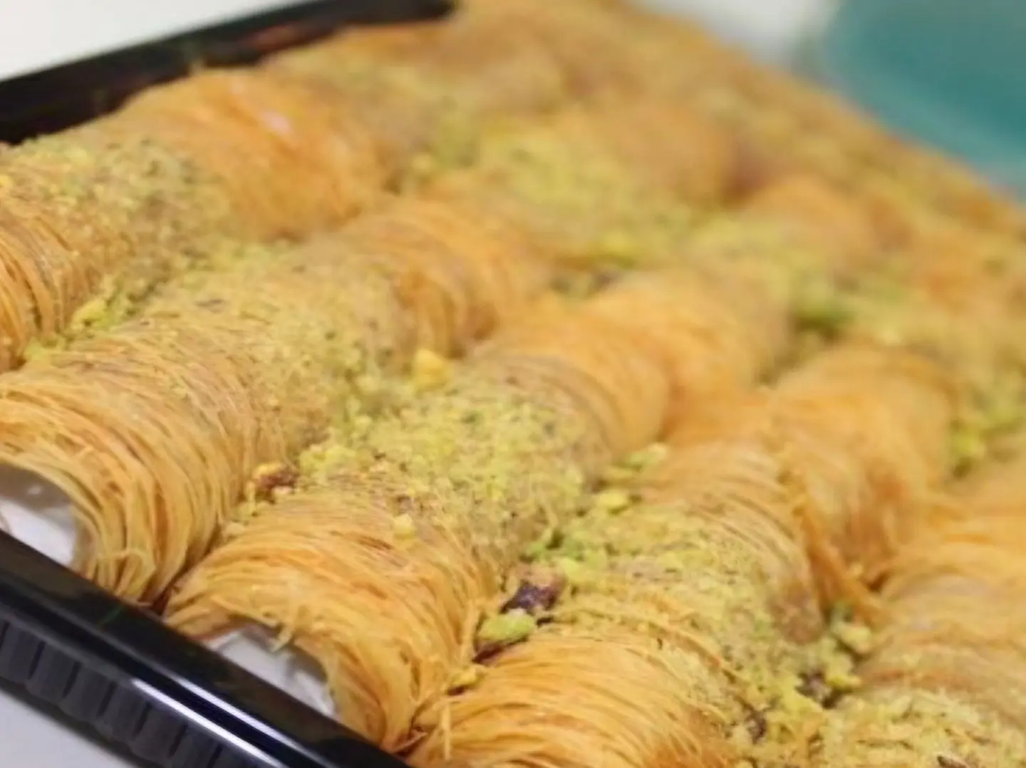 Mini Caramel Kunafa Fingers