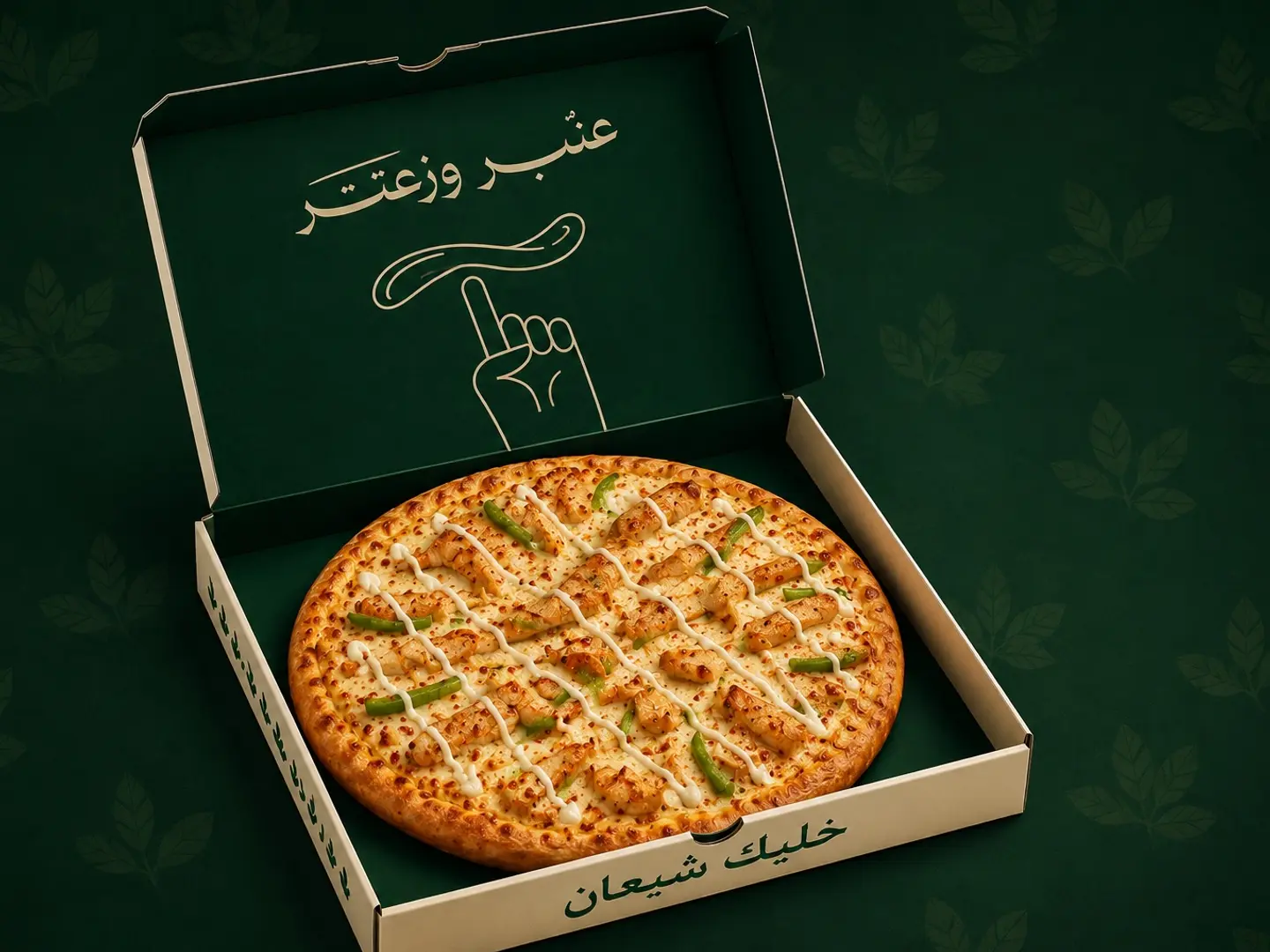 Chicken Ranch Pizza