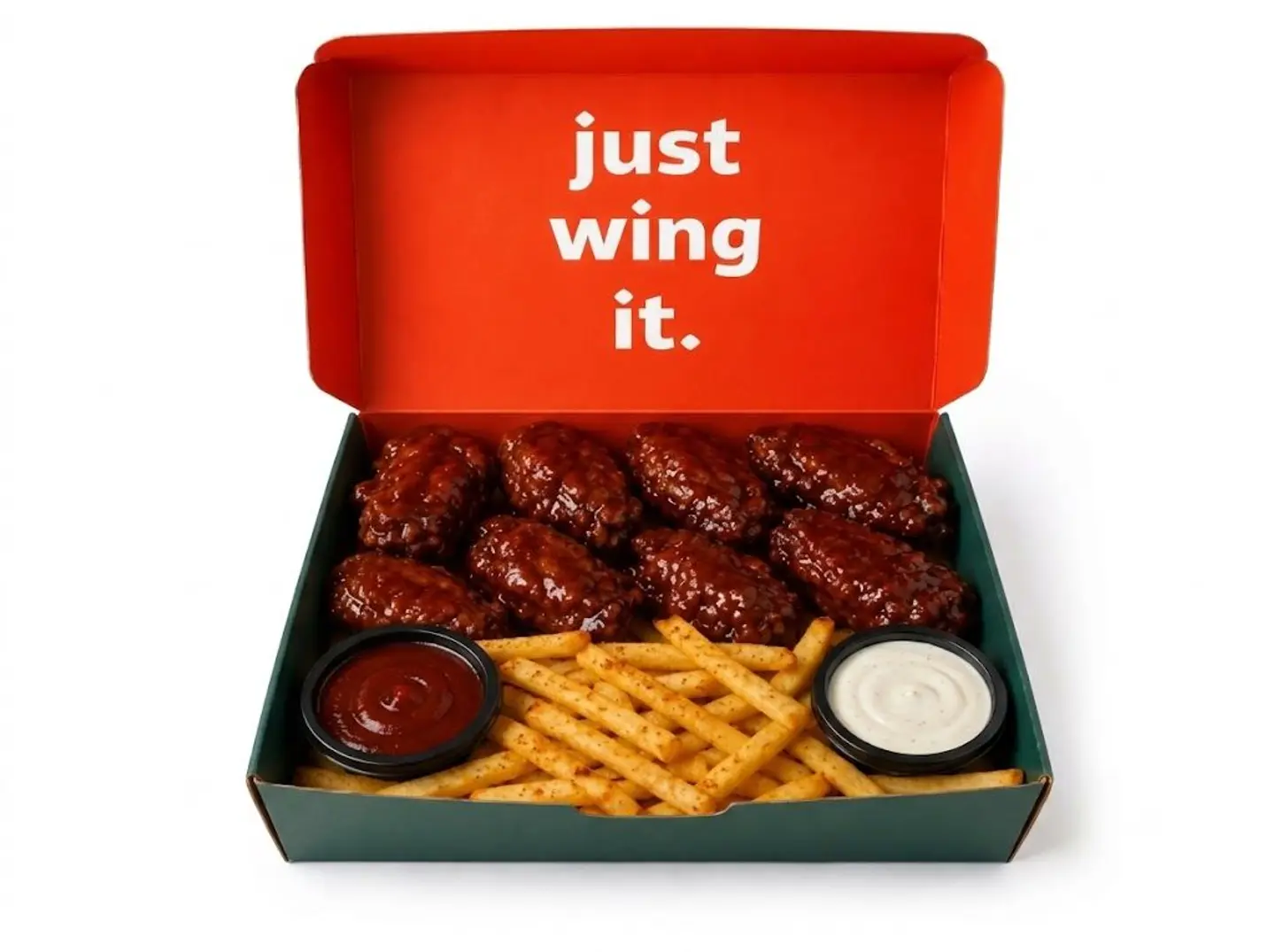 8 Pieces Of Bbq Chicken Wings