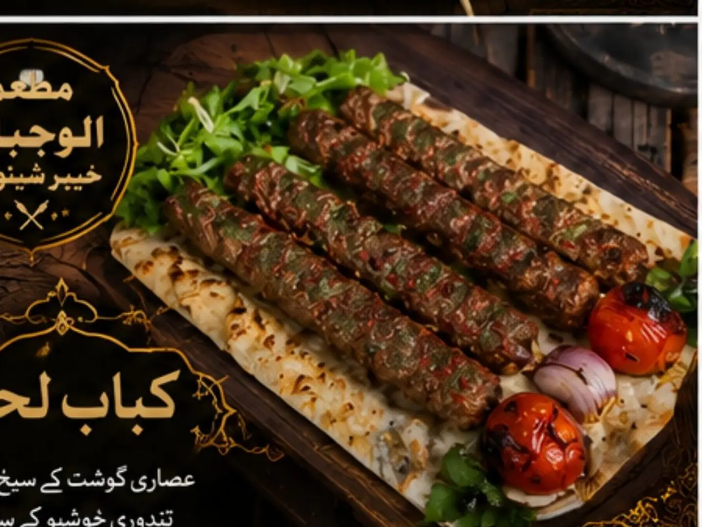 Meat Kebab Or Seekh Kebab Lamb Kebab