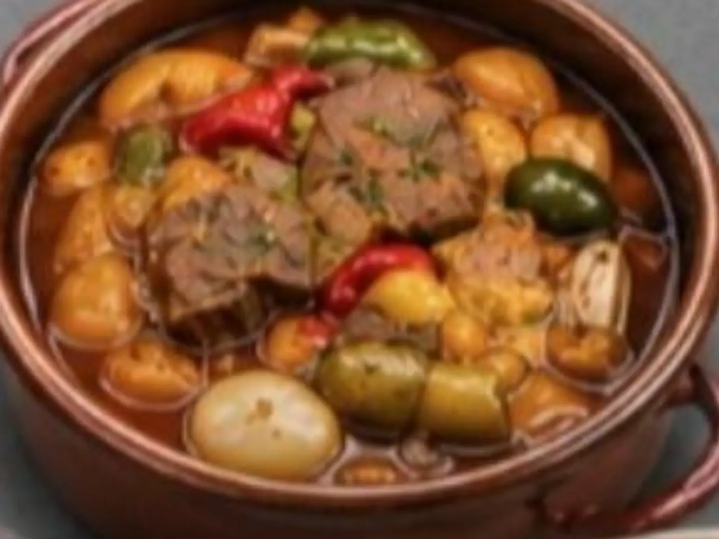 Oxtail And Vine Leaf Casserole