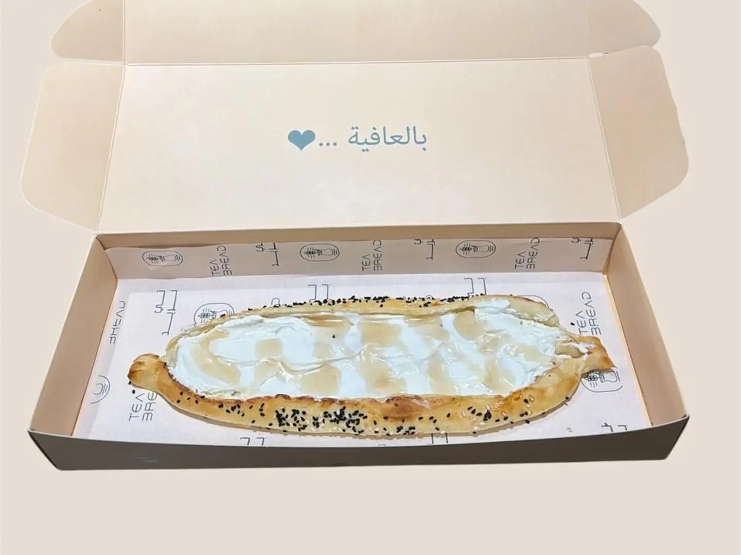 Honey Labneh Manakish
