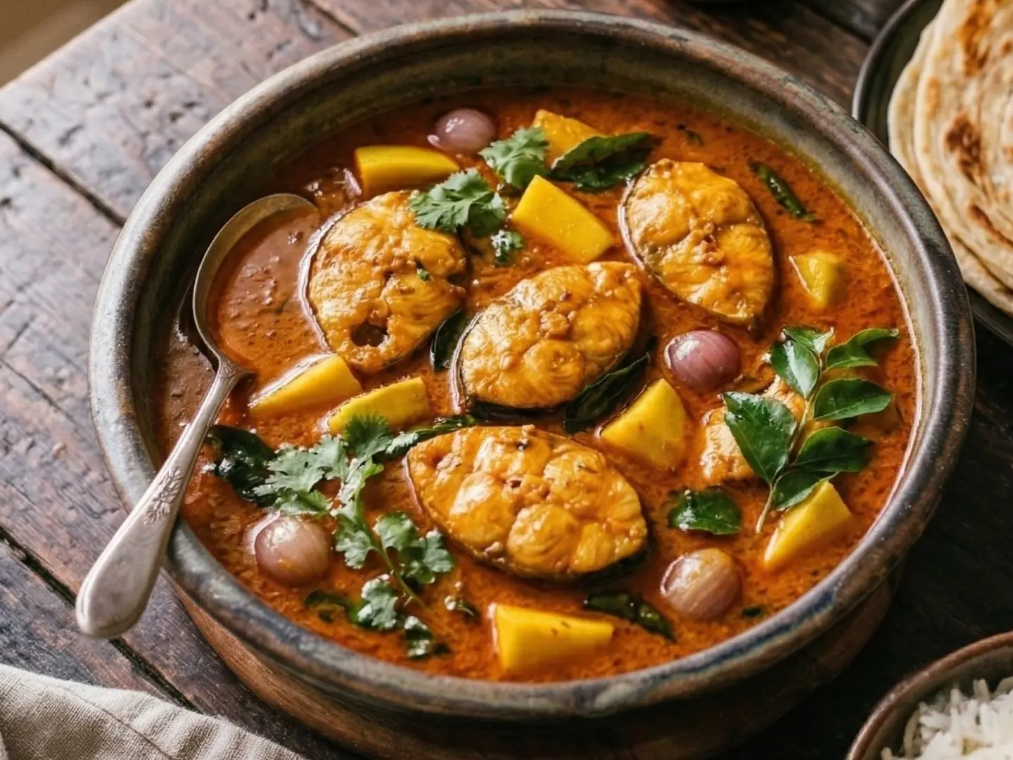 كاري سمك المانجو