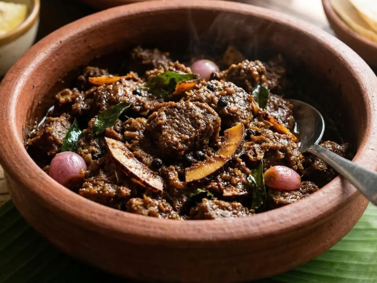 لحم بقري متبل مقلي