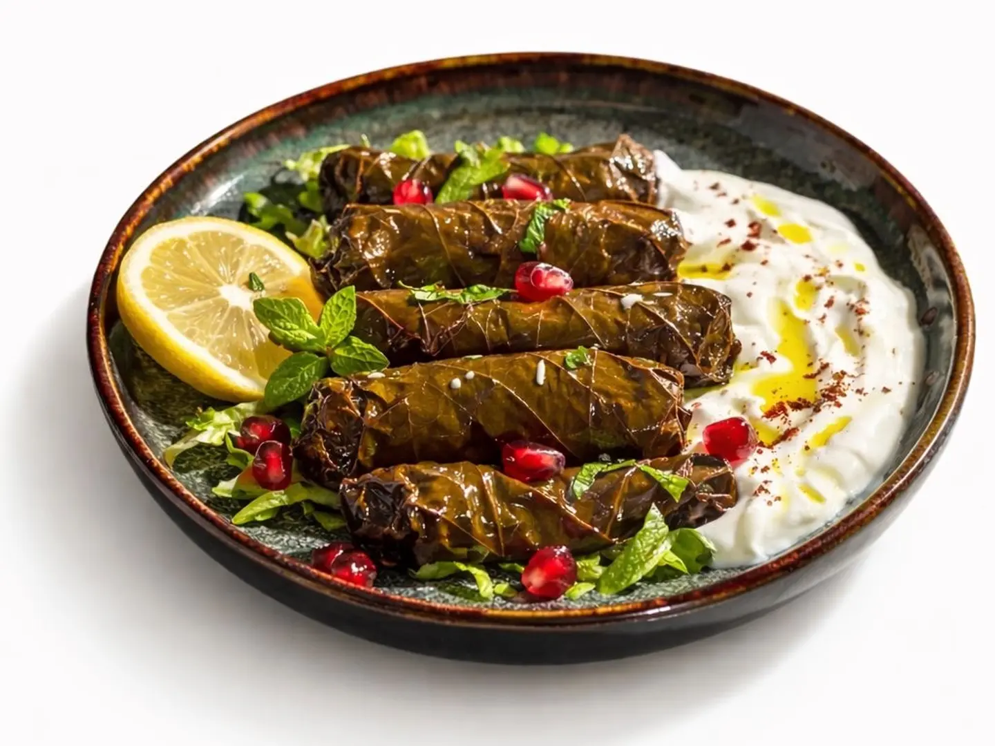 ورق عنب باللبن