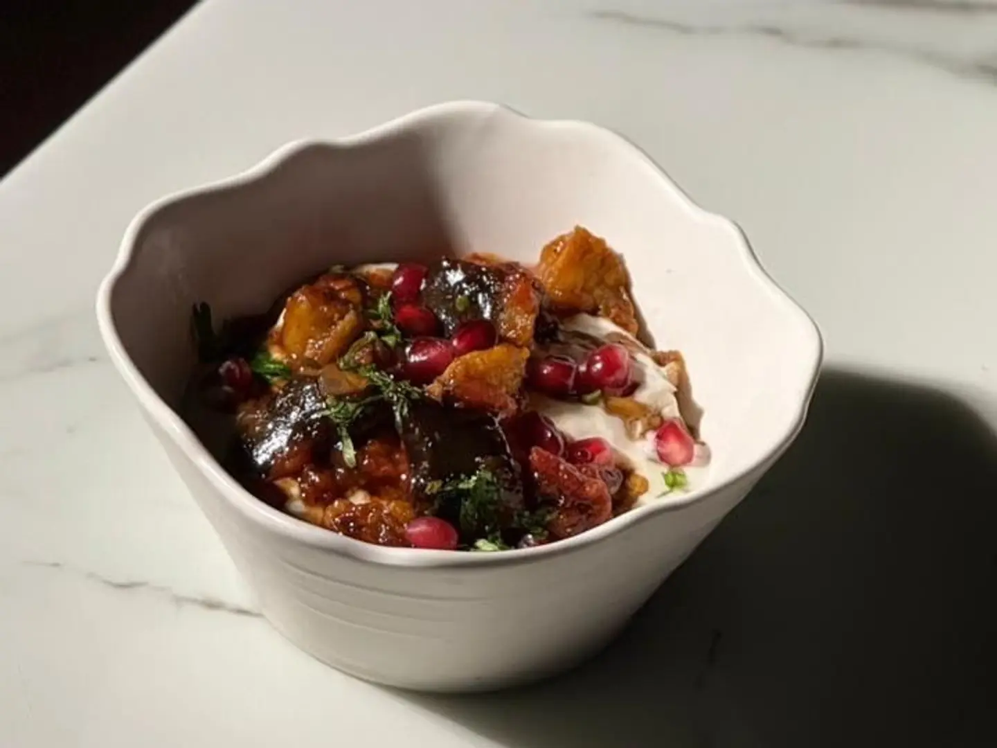 فتة باذنجان