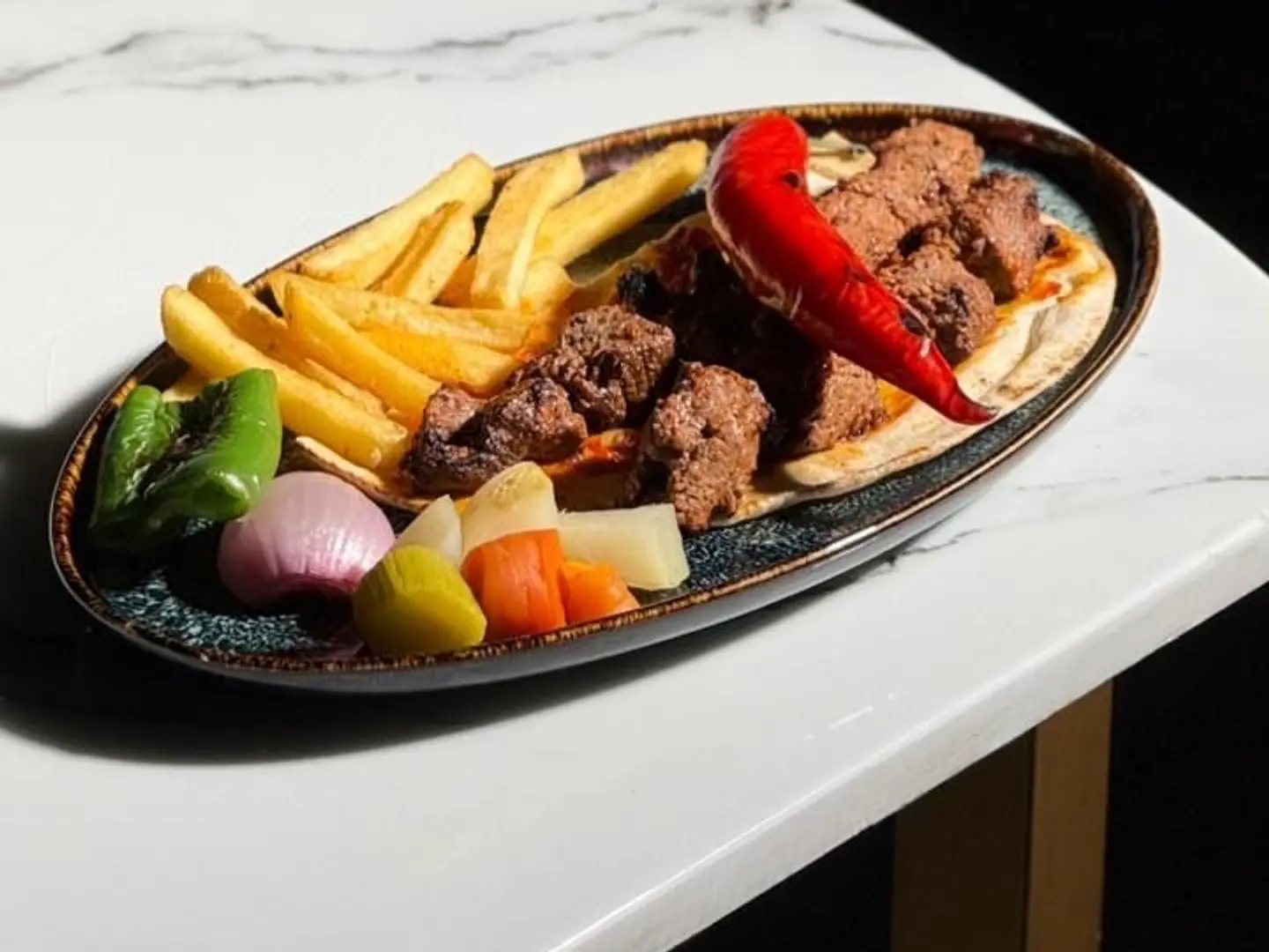 أوصال لحم 3 أسياخ