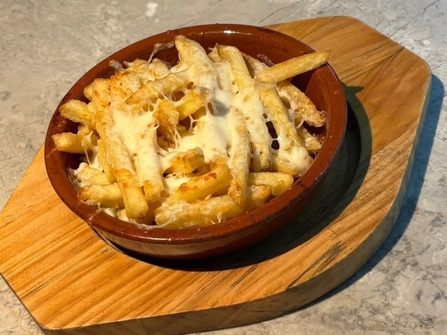 بطاطس مع جبنة