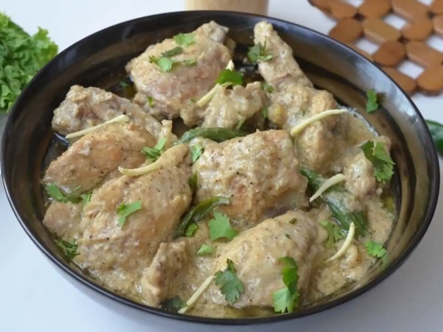 كراهي دجاج أبيض ہاف