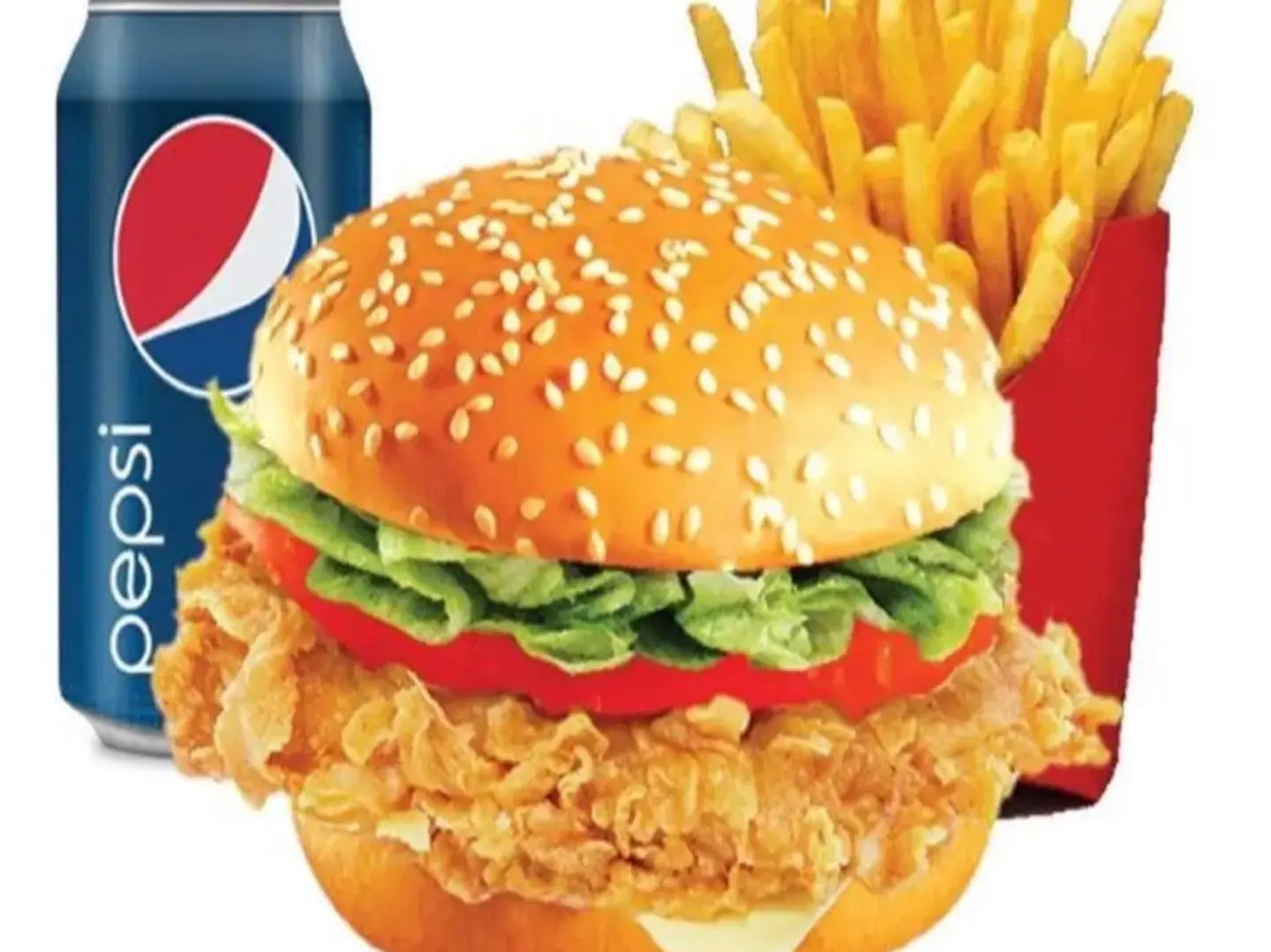 Crunchy Burger Meal