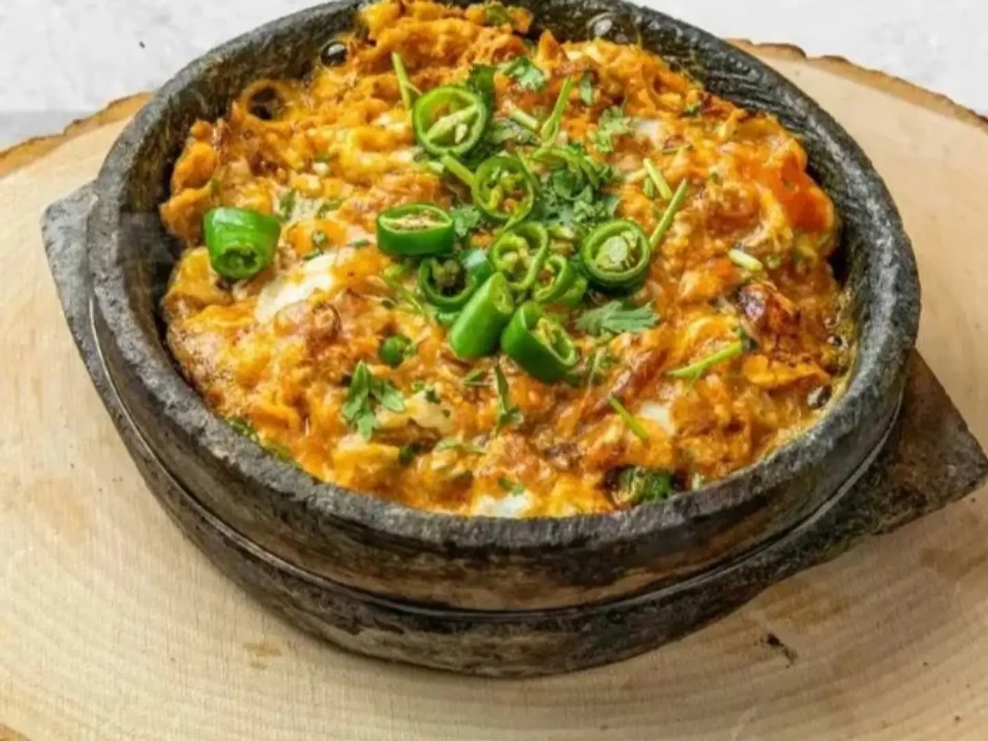Bean Plate With Egg