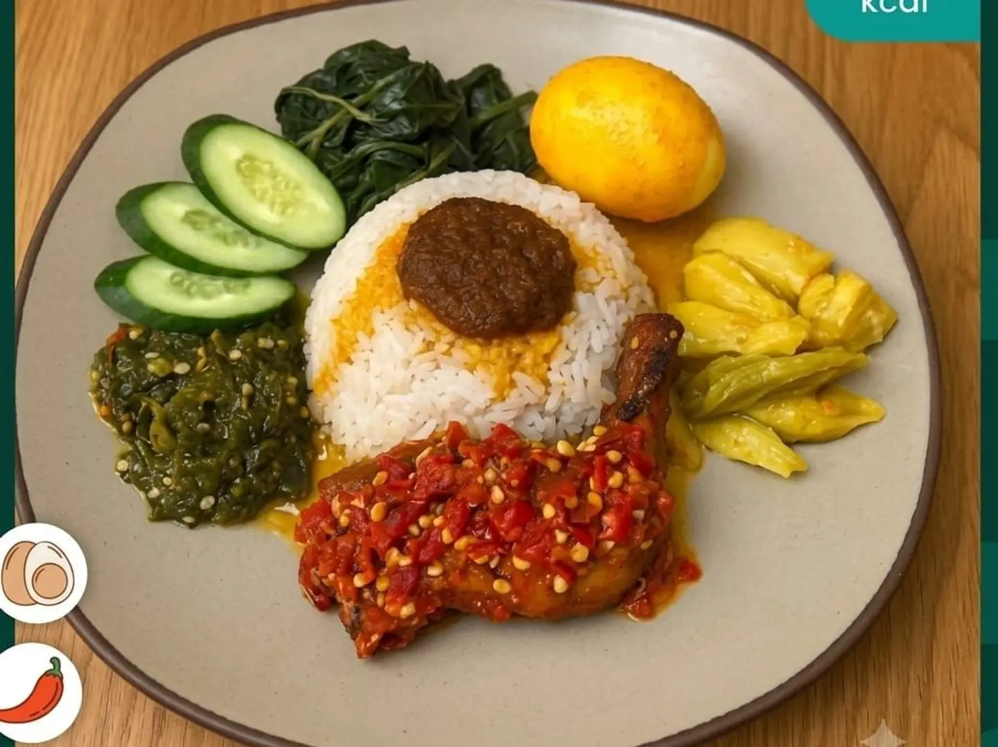 Nasi Ayam Balado