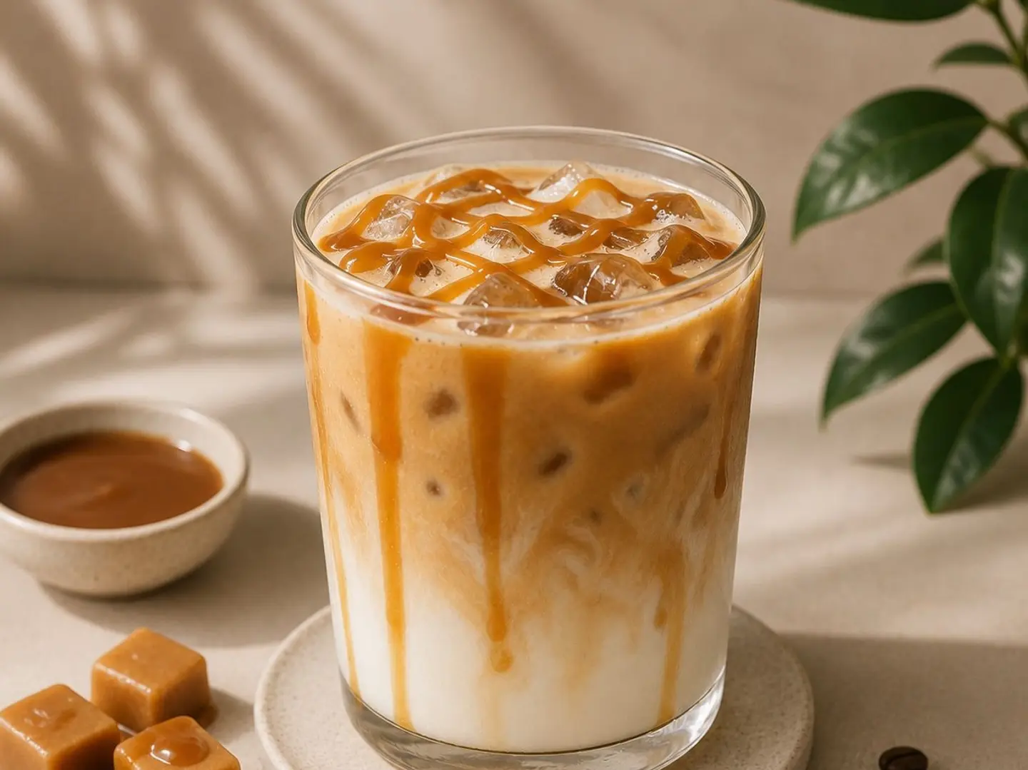 Iced Caramel Latte