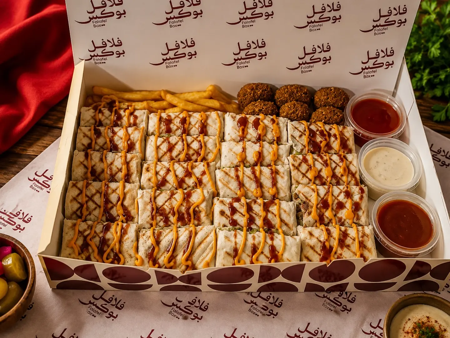 Falafel Arabic Saj Box