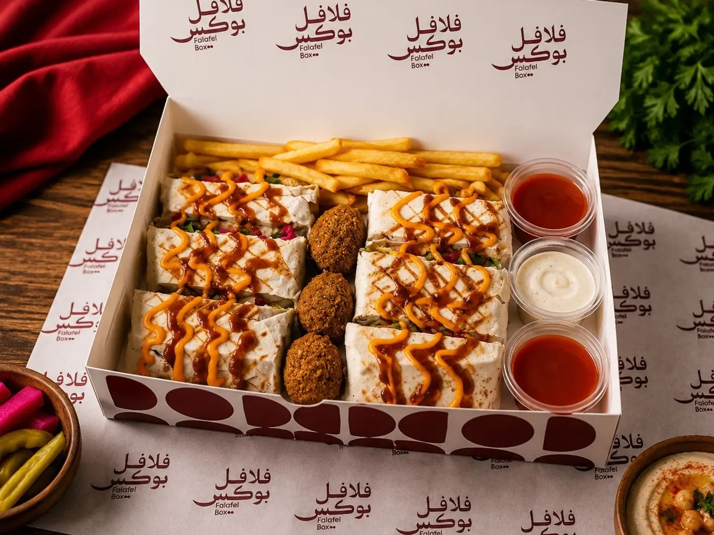 Falafel Saj Box Small