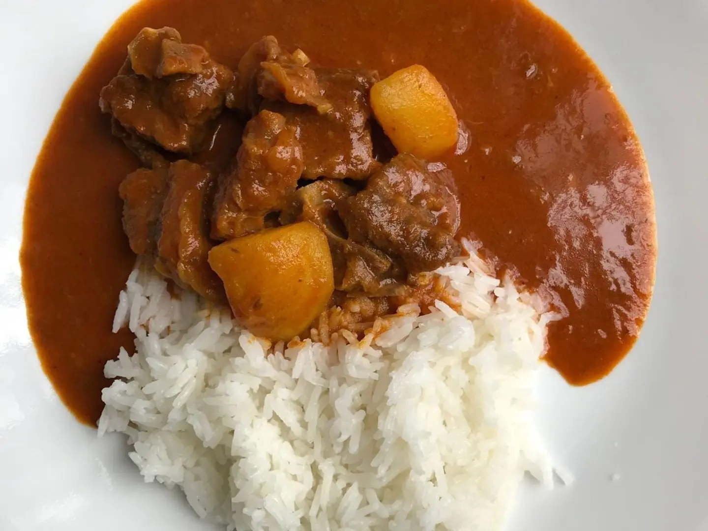 White Rice + Beef