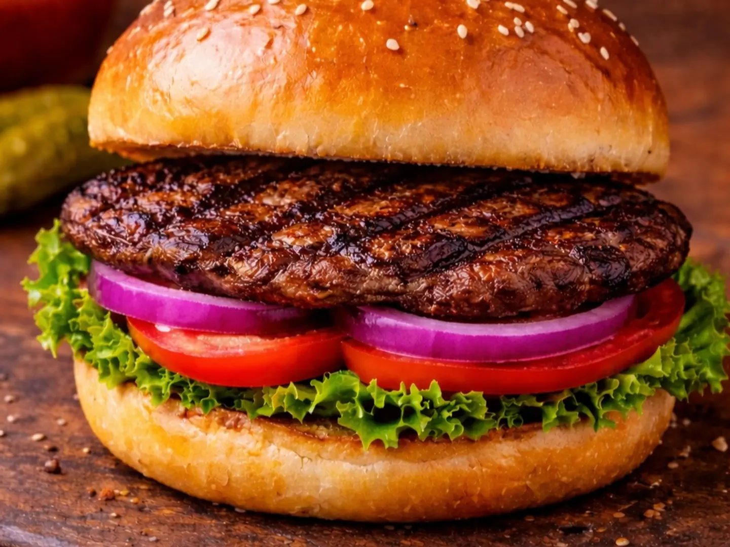 Grill Liver Burger