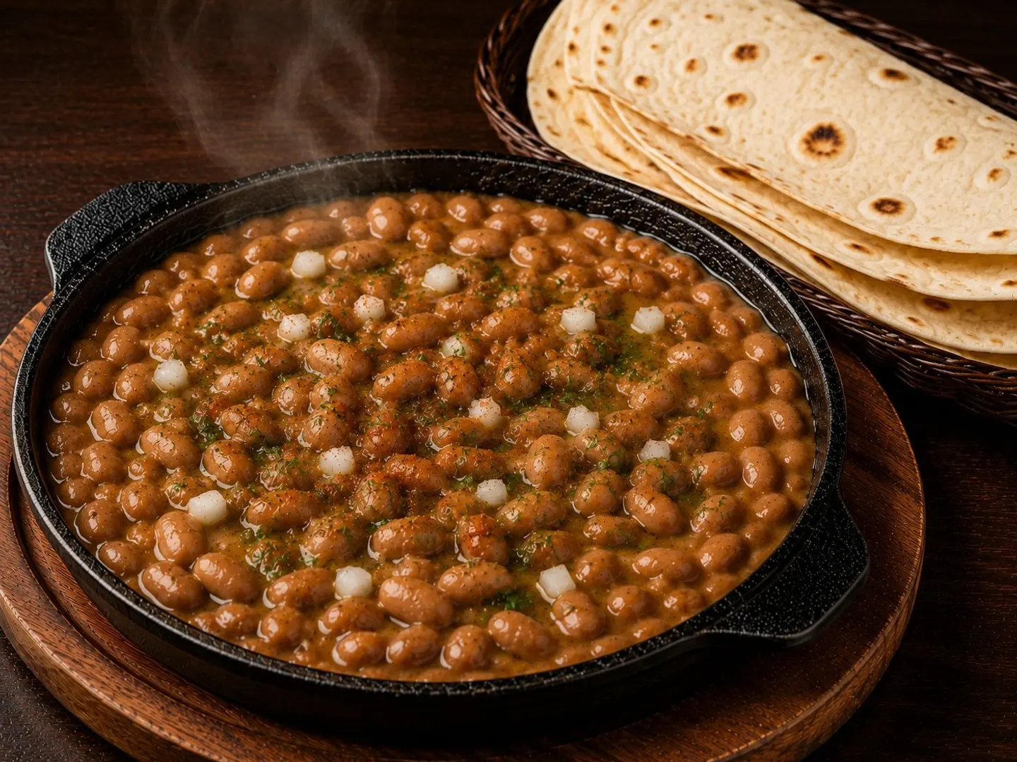 Beans With Tortilla
