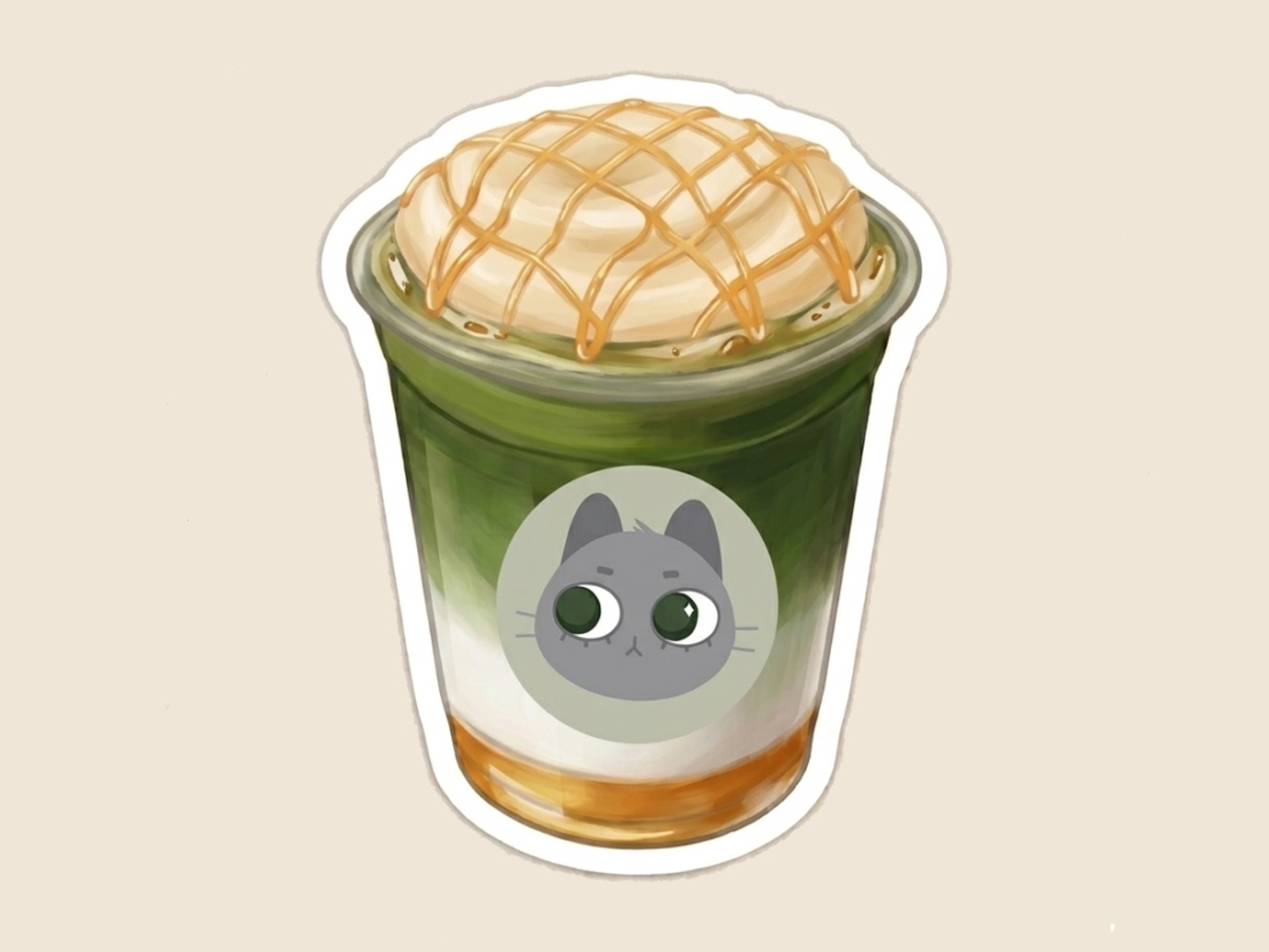 Honey Whipped Cream Matcha