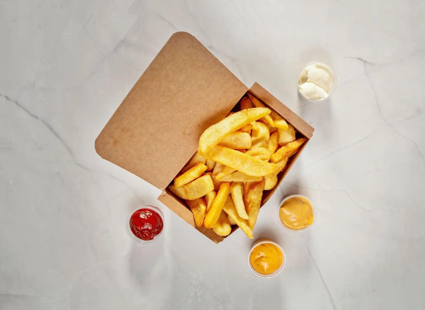 Fries Pack With Sauces