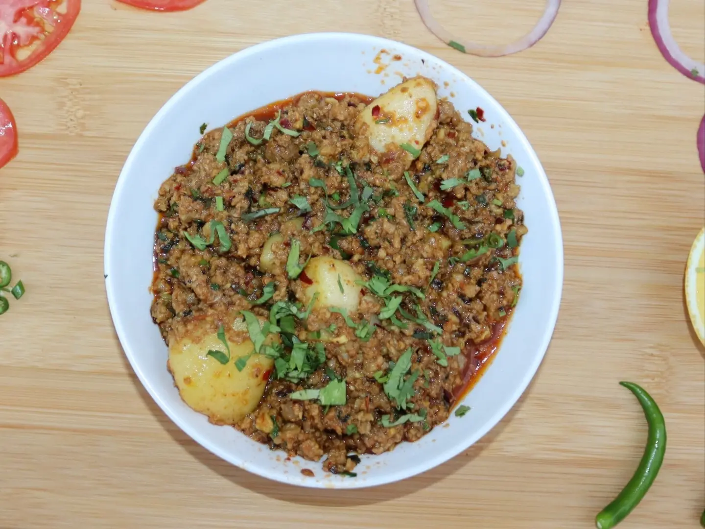 Aloo Qeema