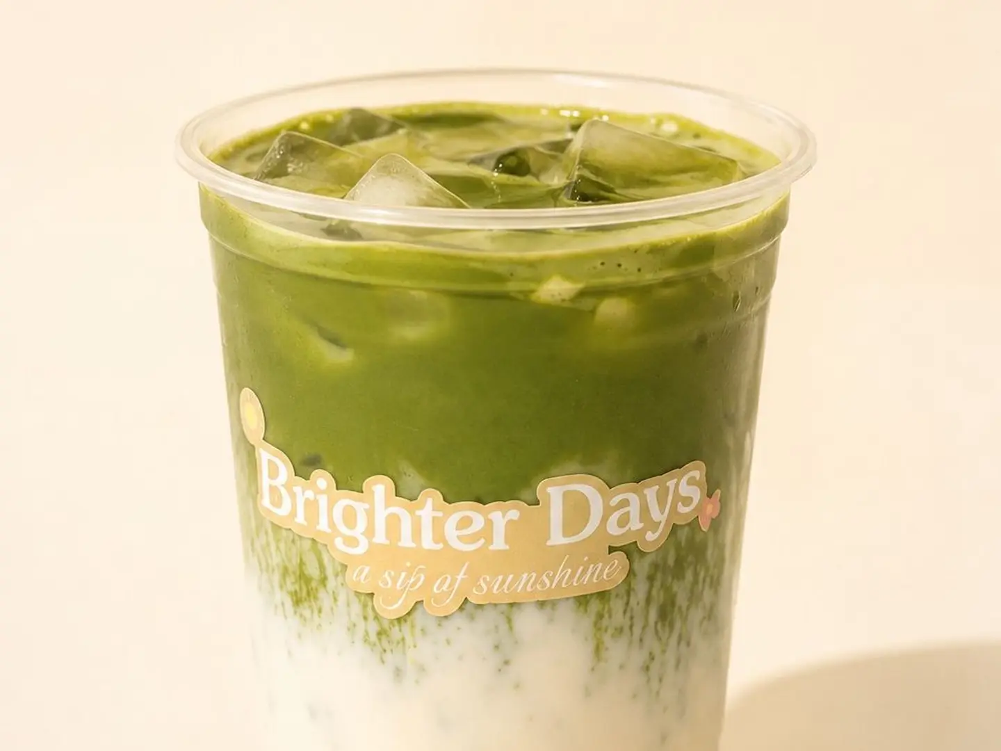 Iced Spanish Matcha Latte
