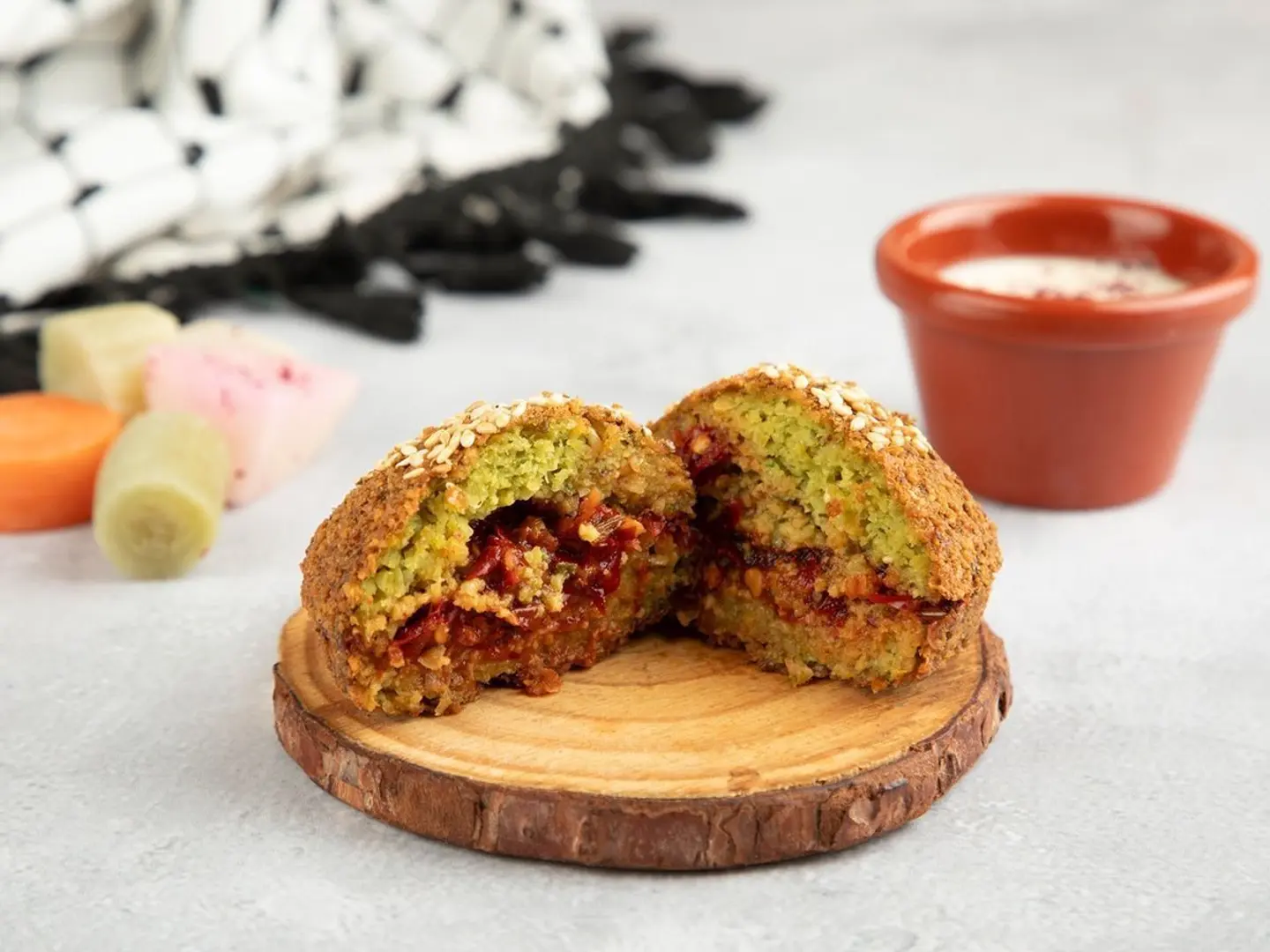Spicy Stuffed Falafel