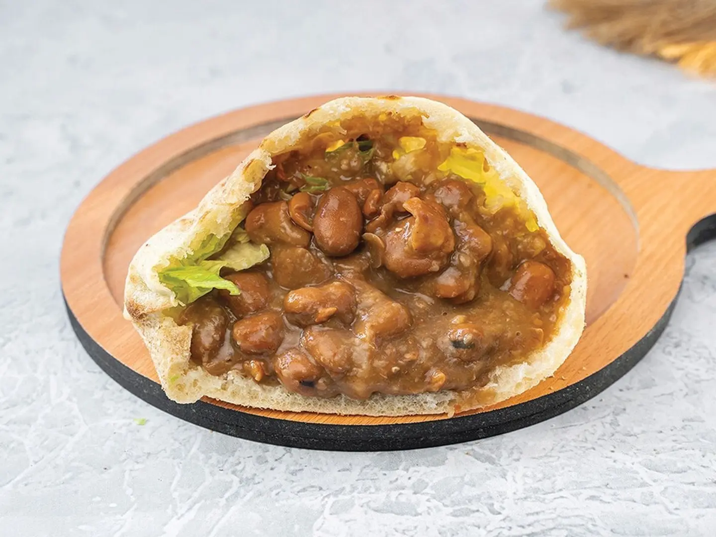 Foul With Tahini Sandwich