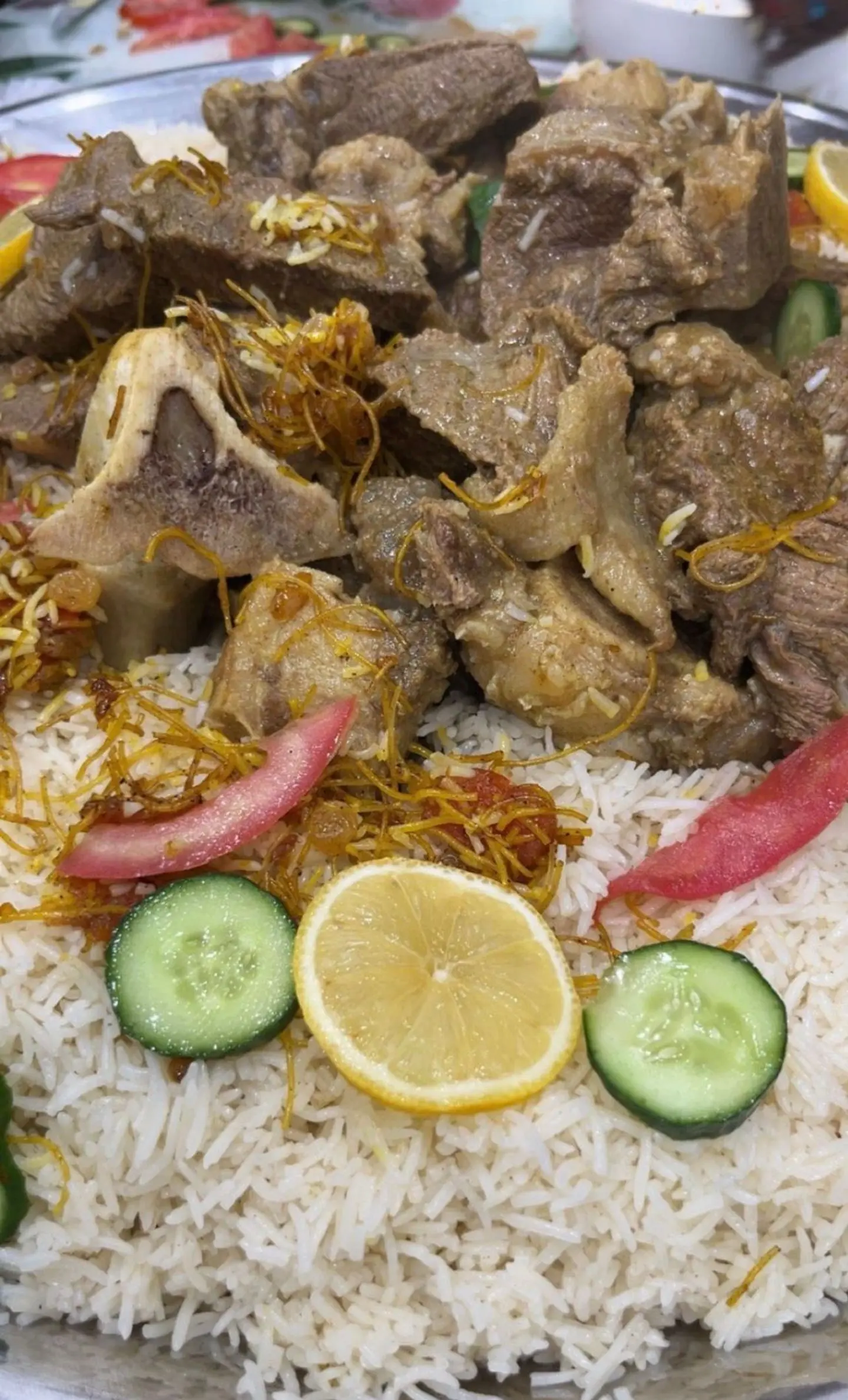 كبسة لحم خروف حري