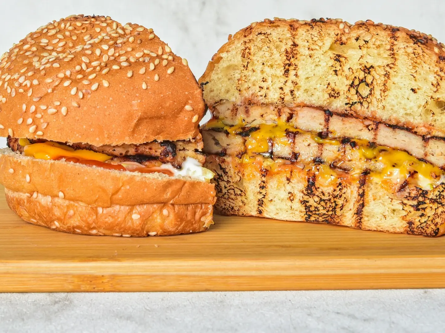 Double Chicken Burger