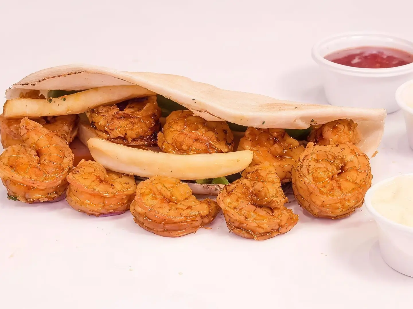 Tortilla Prawns Large Meal