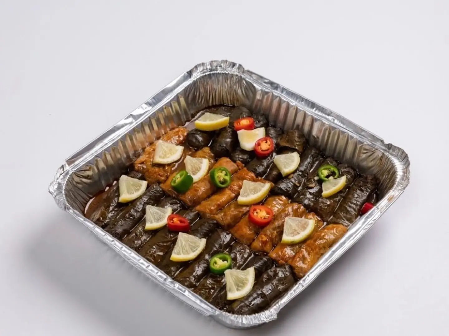 ورق عنب مع ملفوف صغير