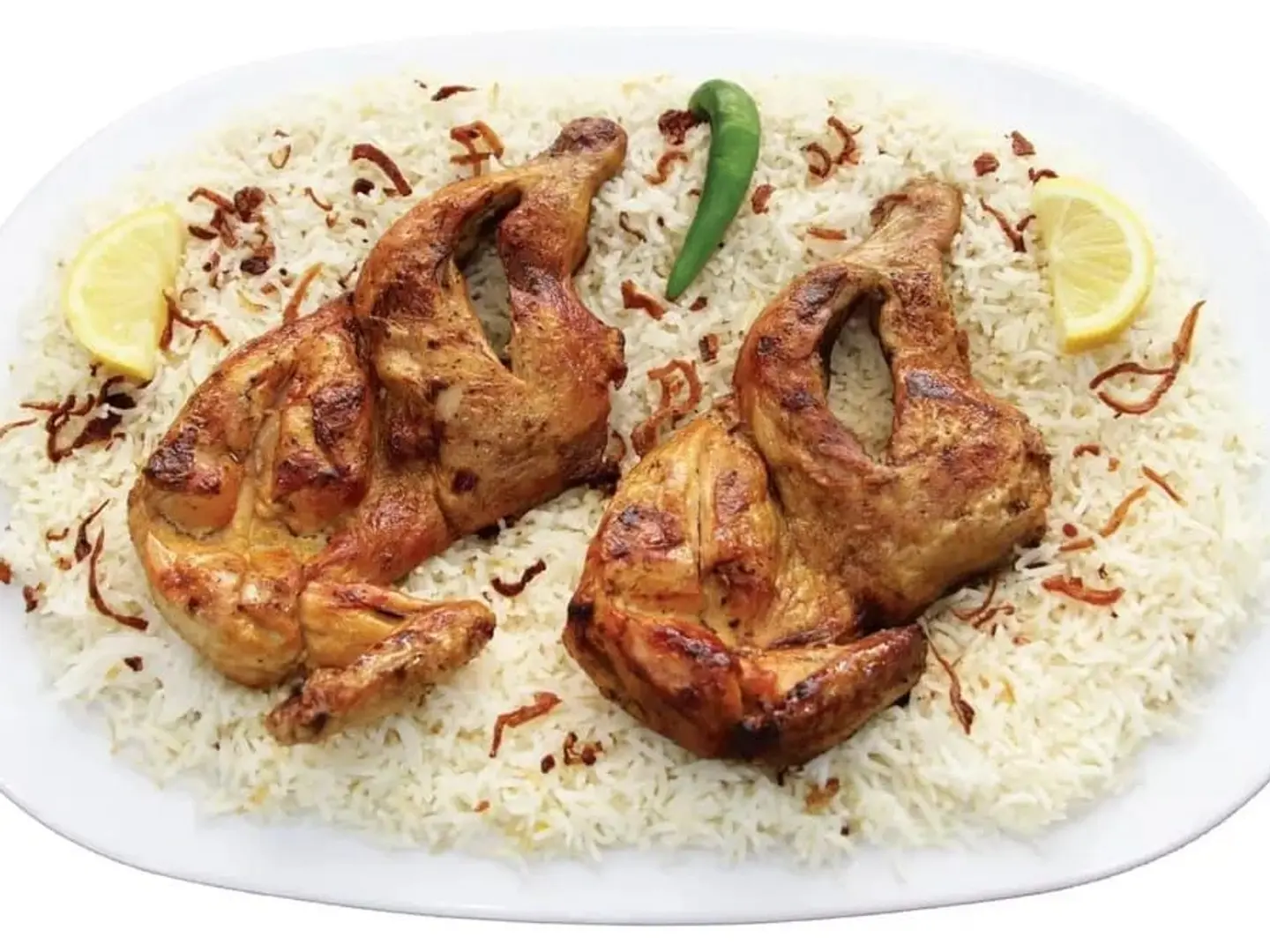 Half Grilled Chicken