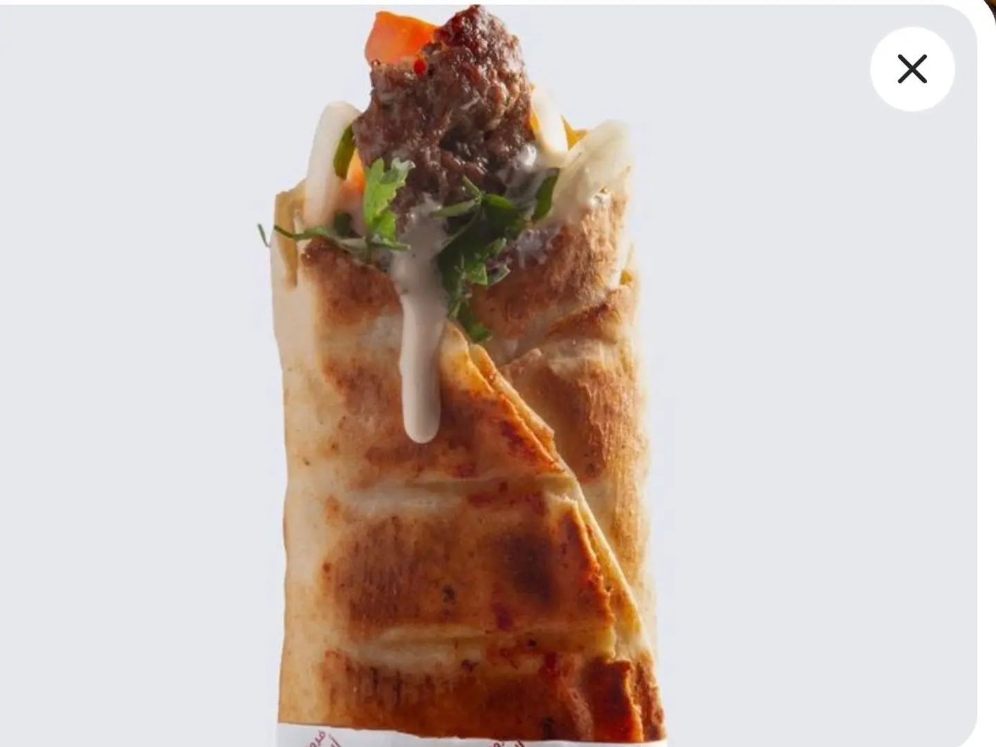 Small Meat Kebab Sandwich