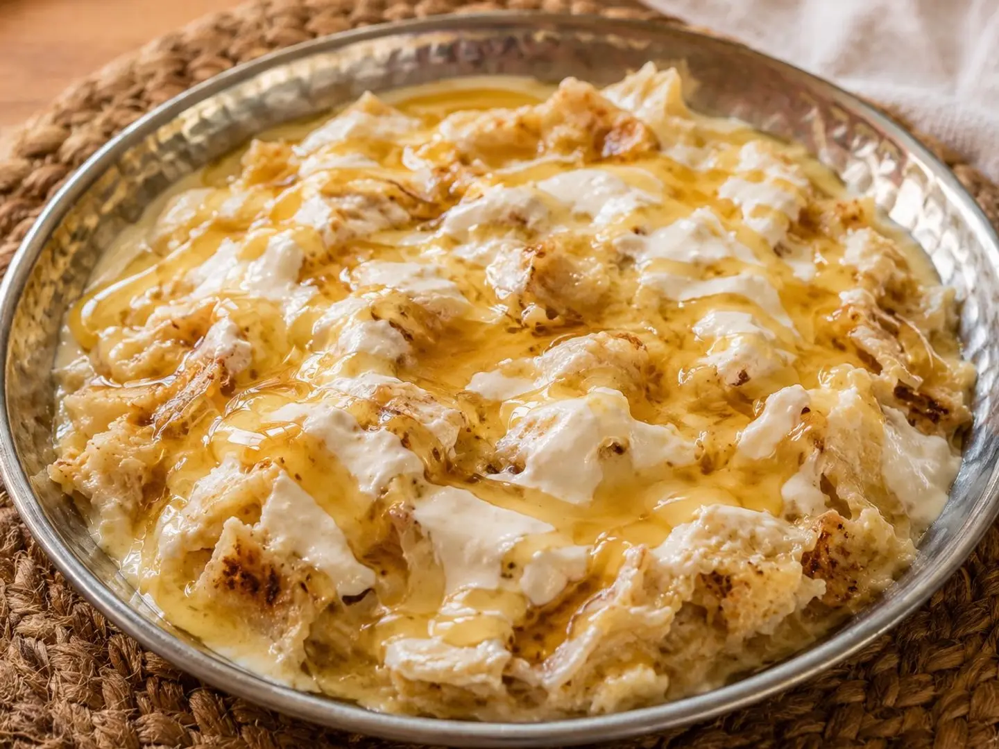 Masoub With Cream And Honey