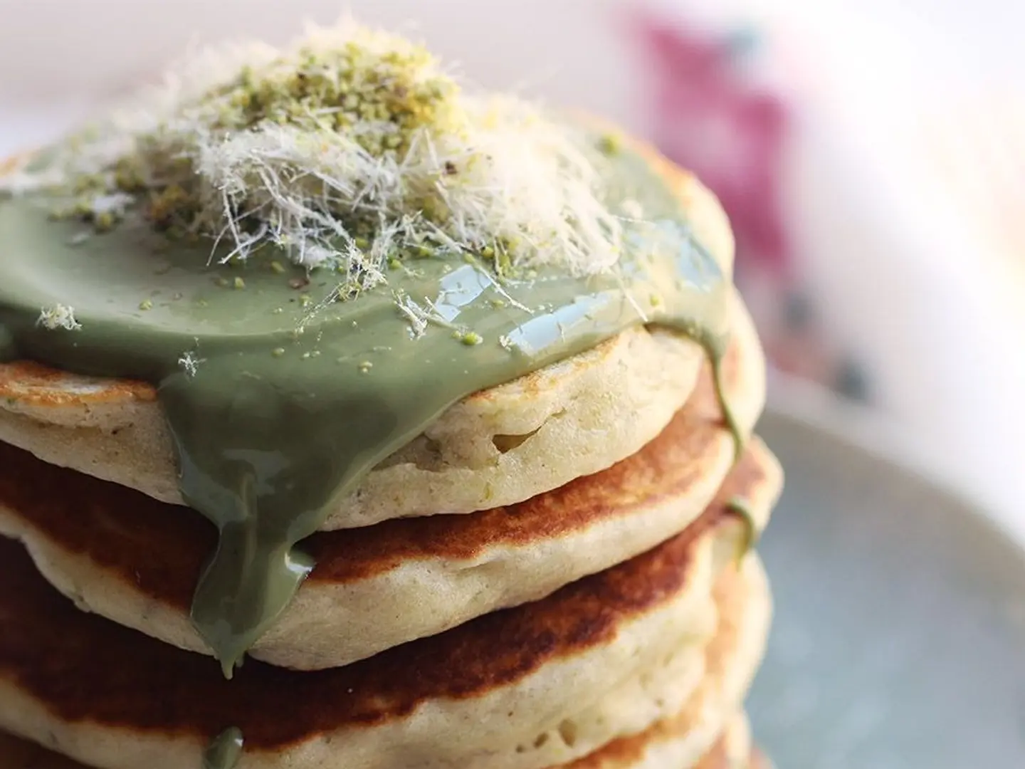Pistachio Pancakes